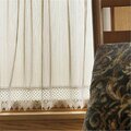 Heritage Lace 48 x 63 in. Chelsea Panel with Trim, Flax 8275X-4863HT